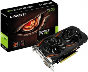 Obrzok GIGABYTE GTX 1060 WINDFORCE OC 6G
 - GV-N1060WF2OC-6GD